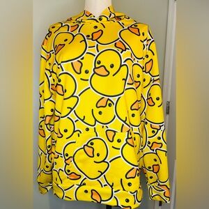 Rubber Duckie Sweatshirt - Unisex Size Large - Hoodie and Front Pocket